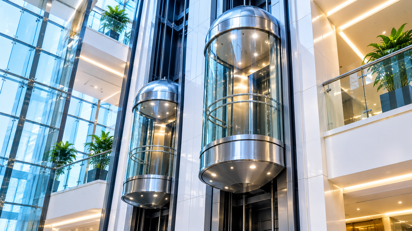 Traction Gearless Elevator - Machine Room Less (mrl)