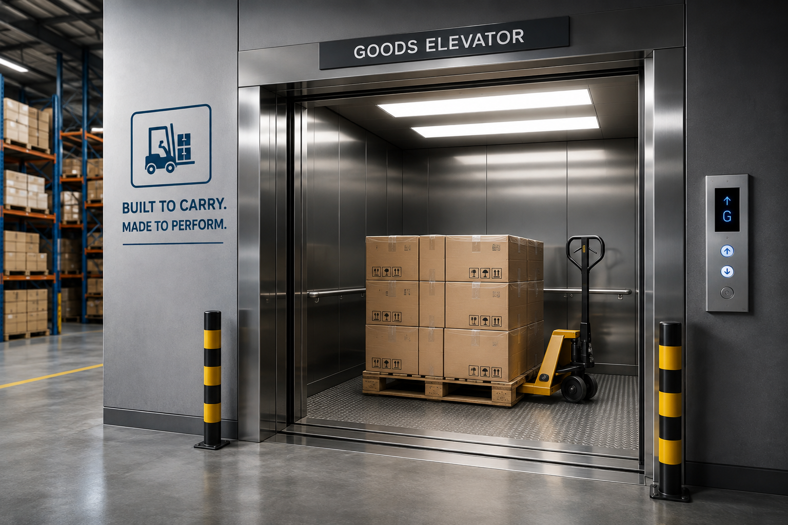 Traction Gearless Elevator - With Machine Room